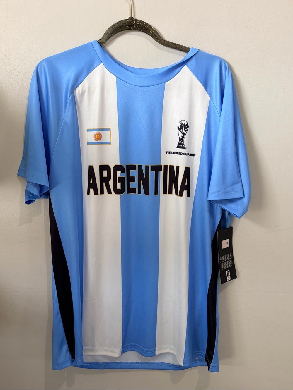 FIFA World Cup 2026 Official Licensed Argentina Supporter Jersey | L